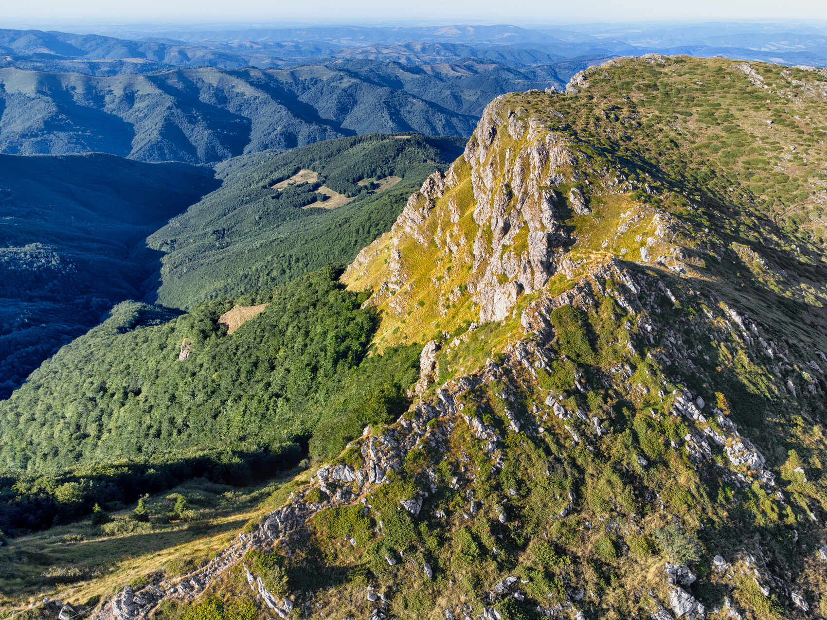 An aerial view of the Balkan Mountains in Bulgaria — Martin Stoyanov