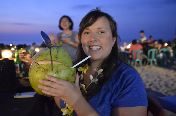 <p>Young coconuts are a must-try beach treat.</p> Young coconuts are a must-try beach treat.