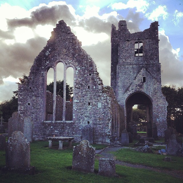 St. Mary’s of Duleek, a medieval abbey and cemetery near Newgrange (Brú na Bóinne)