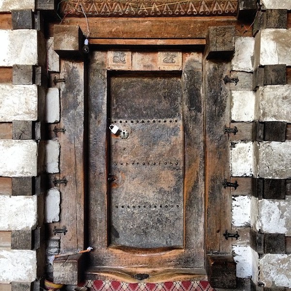 <p>Ancient doorway. This one literally buried in a cave, at the 12th century Yemrehanna Kristos church in the northern Ethiopian hills.</p> Ancient doorway. This one literally buried in a cave, at the 12th century Yemrehanna Kristos church in the northern Ethiopian hills.
