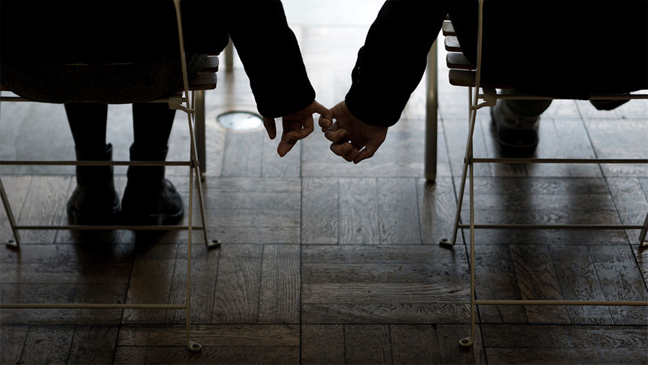 <p>Holding hands in Japan.</p> Holding hands in Japan.