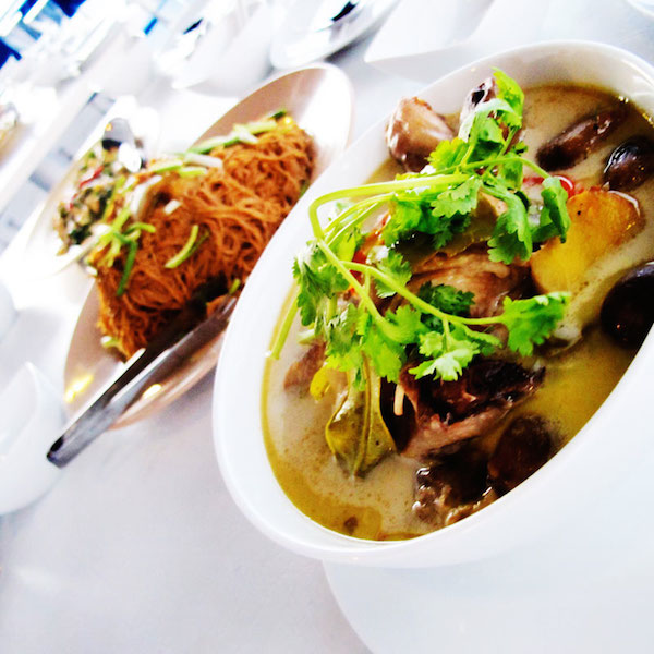 soup and noodle dish