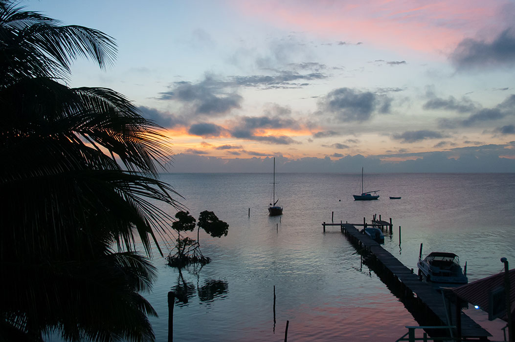 Given its location just south of Mexico and close to the coast, Caye Caulker gets its fair share of visiting pleasure craft.