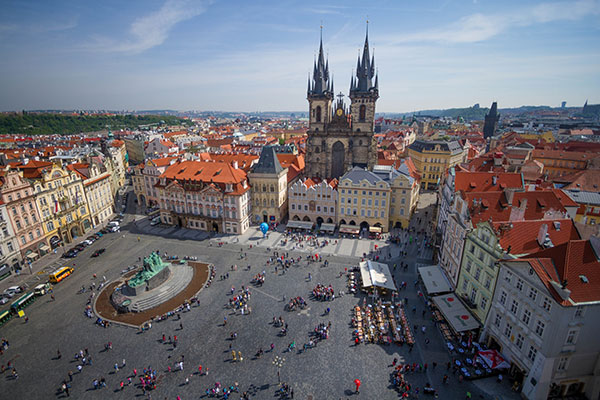<p>Prague’s Old Town Square is the heart of its historic district and showcases nearly all of European history in its architecture. Photo courtesy of Genevieve Hathaway.</p> Prague’s Old Town Square is the heart of its historic district and showcases nearly all of European history in its architecture. Photo courtesy of Genevieve Hathaway.