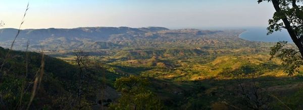 Looking out the Lake Malawi.