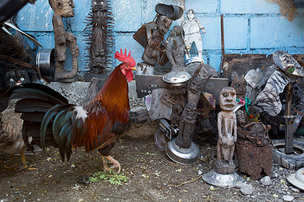 Port au Prince's artist community. Photo courtesy Oana Dragan.
