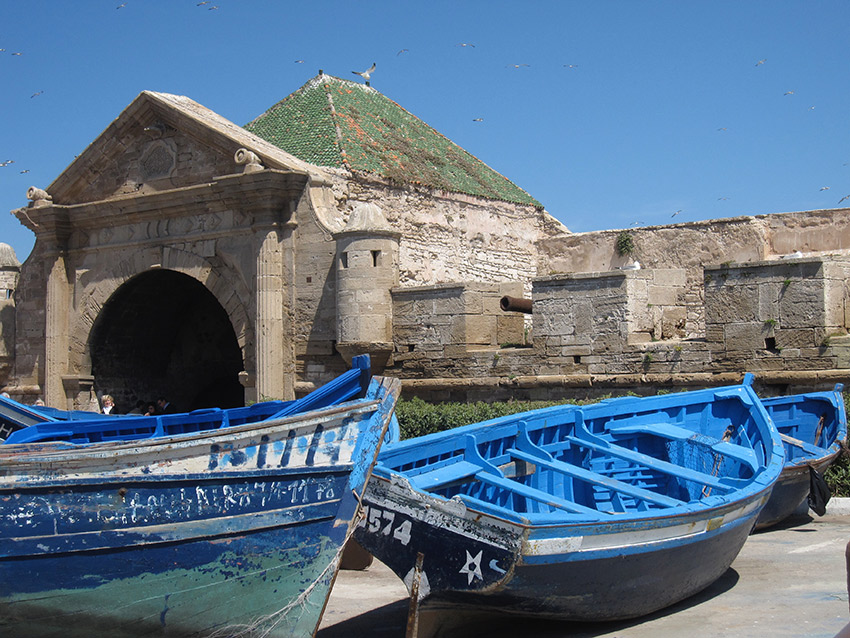 These brightly painted boats add to the sea-vibe of the city.