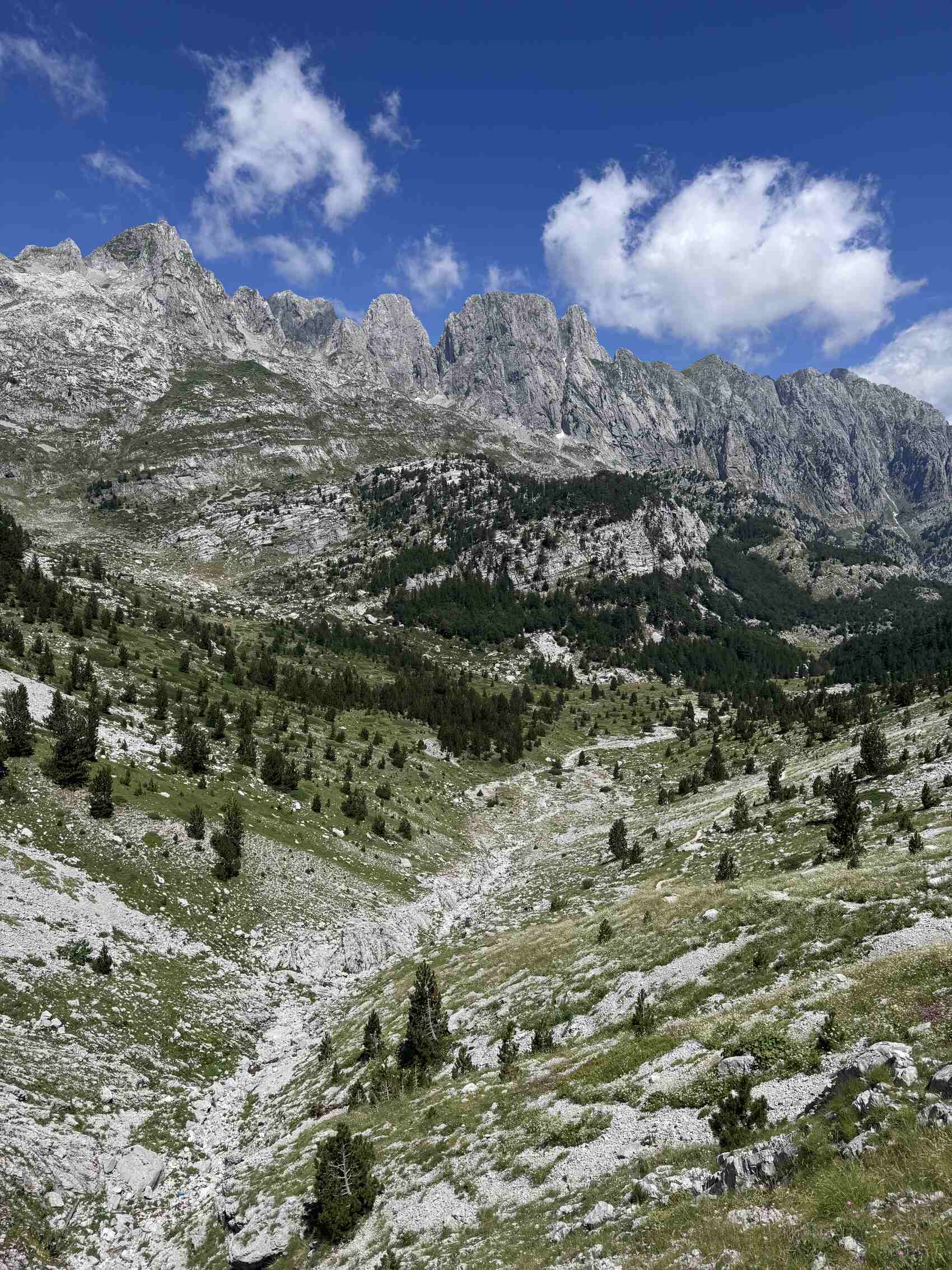 The impressive mountain scenery of Montenegro in Europe