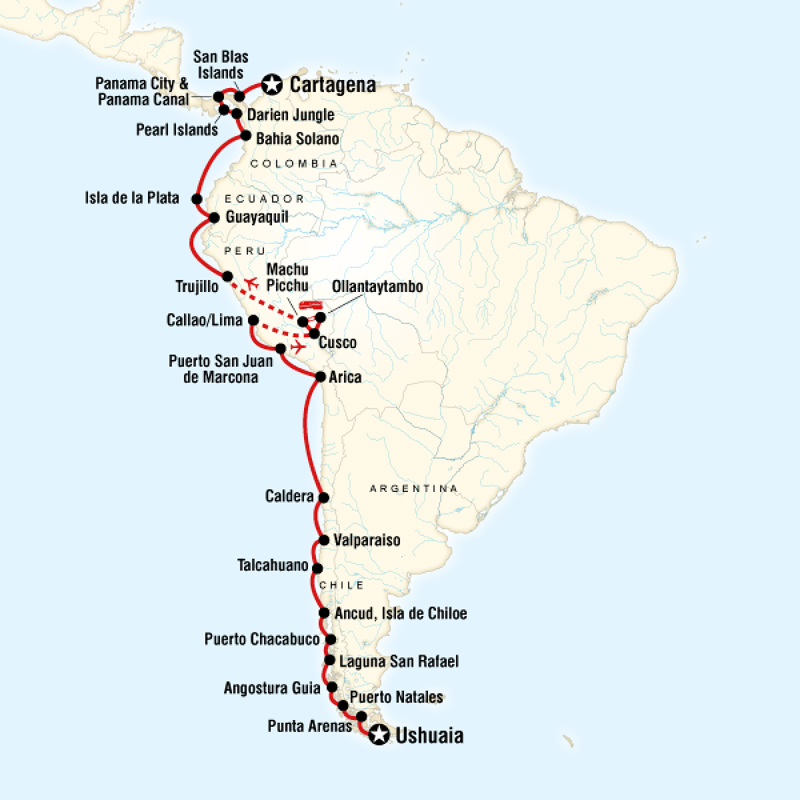 South America Cruise Tour  National Geographic Expeditions