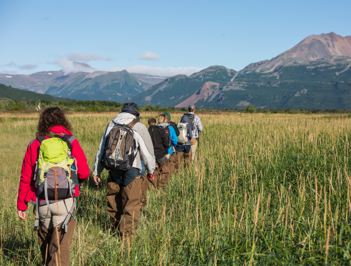 wherever you're hiking in Alaska, it's good to keep an eye out for bears