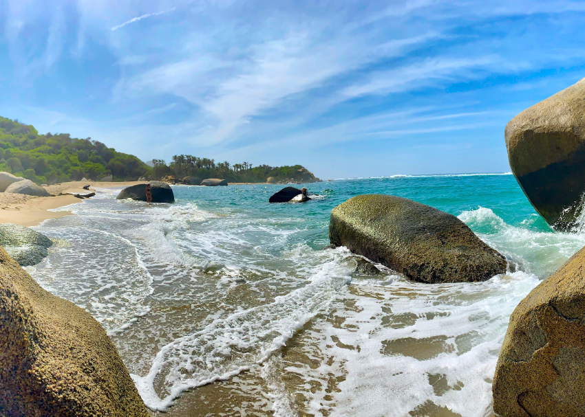 colombia tayrona rock image