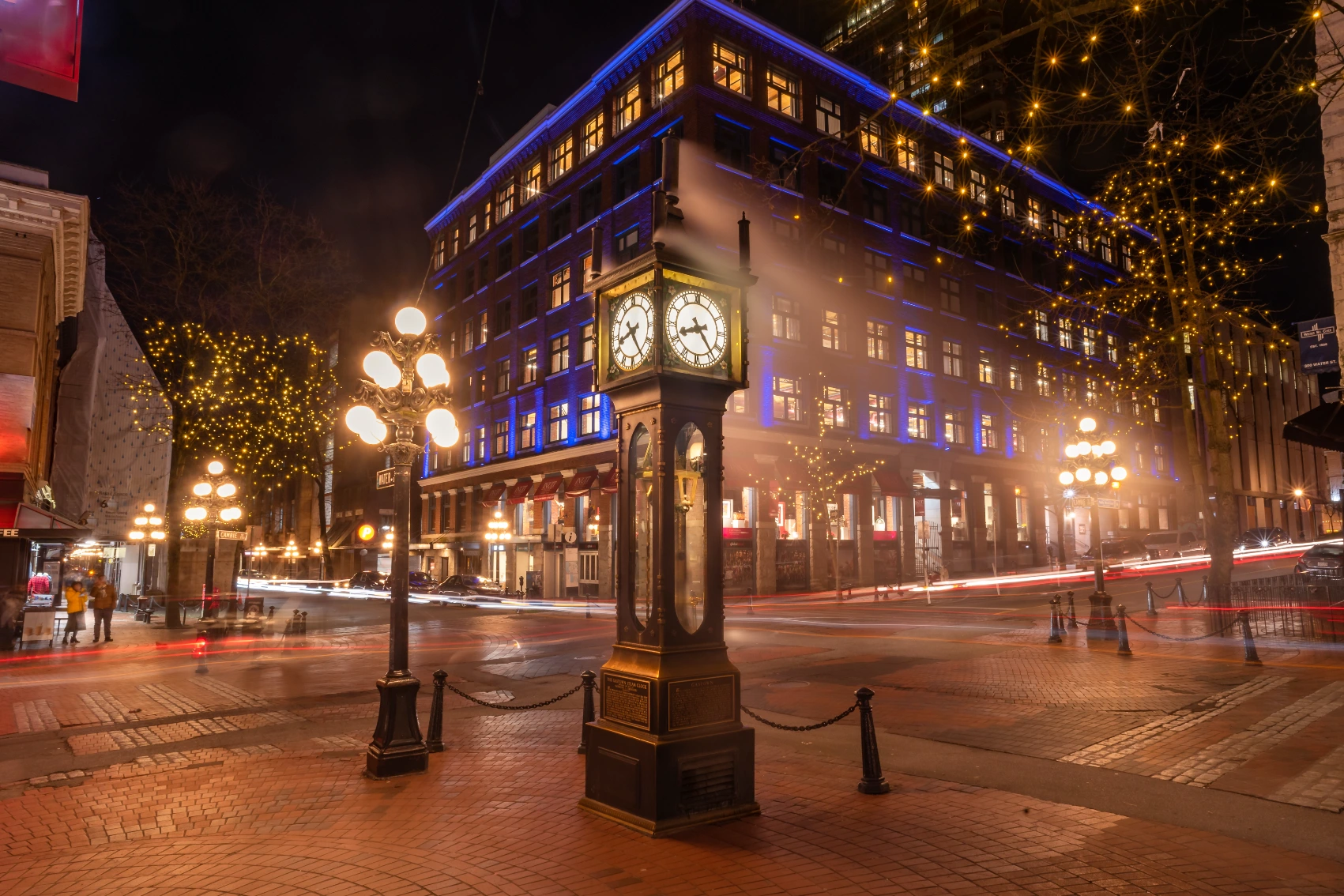 The famous clock in Gastown, Vancouver