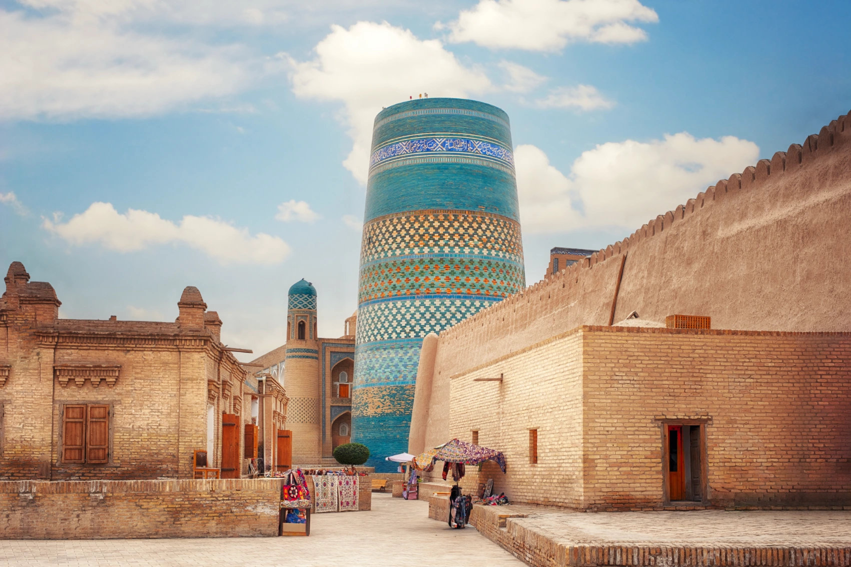 Kalta Minor Minaret in Khiva, Uzbekistan