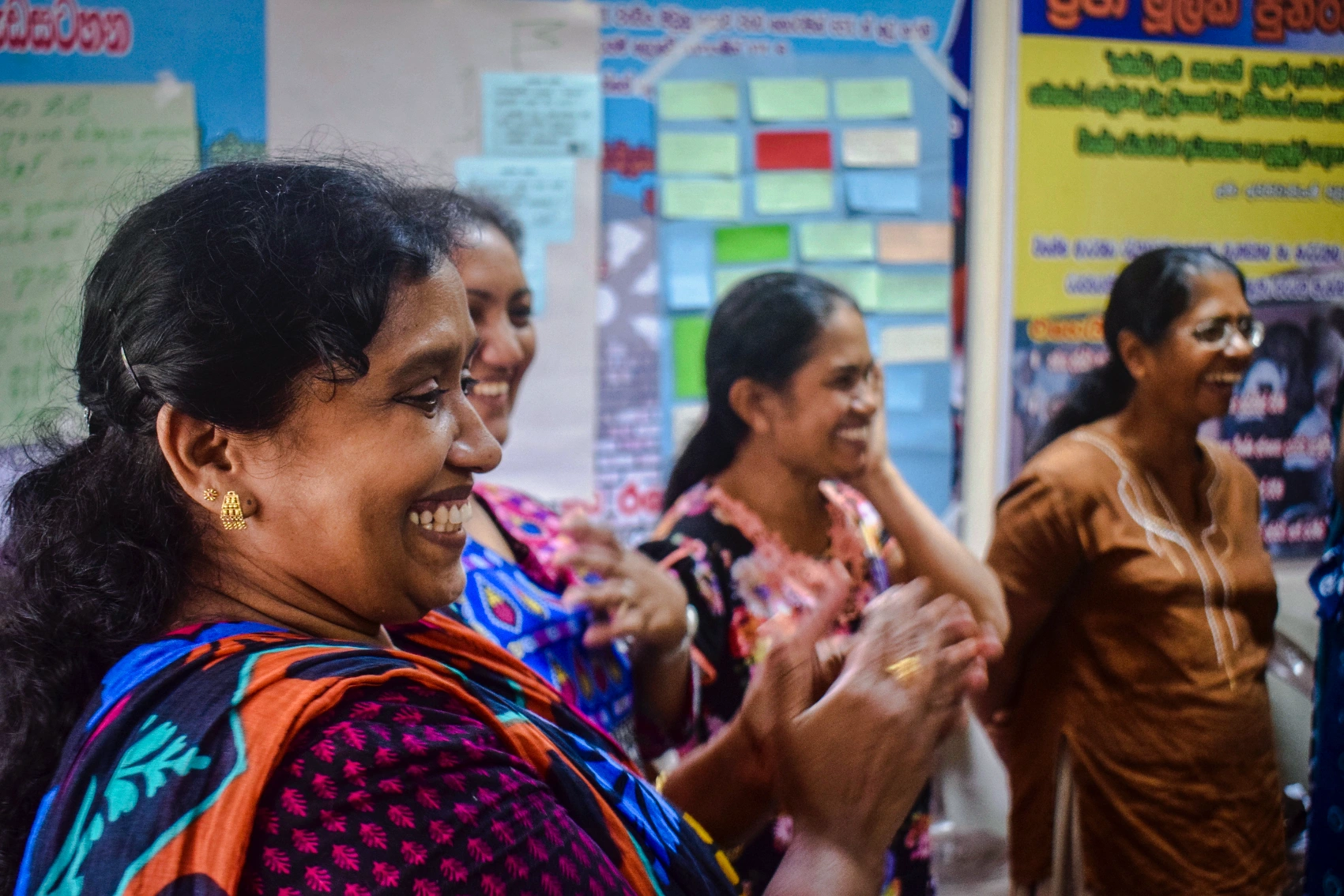 Sthree Craft Shop and Café, Sri Lanka A group of women at the Sthree Craft Shop in Sri Lanka