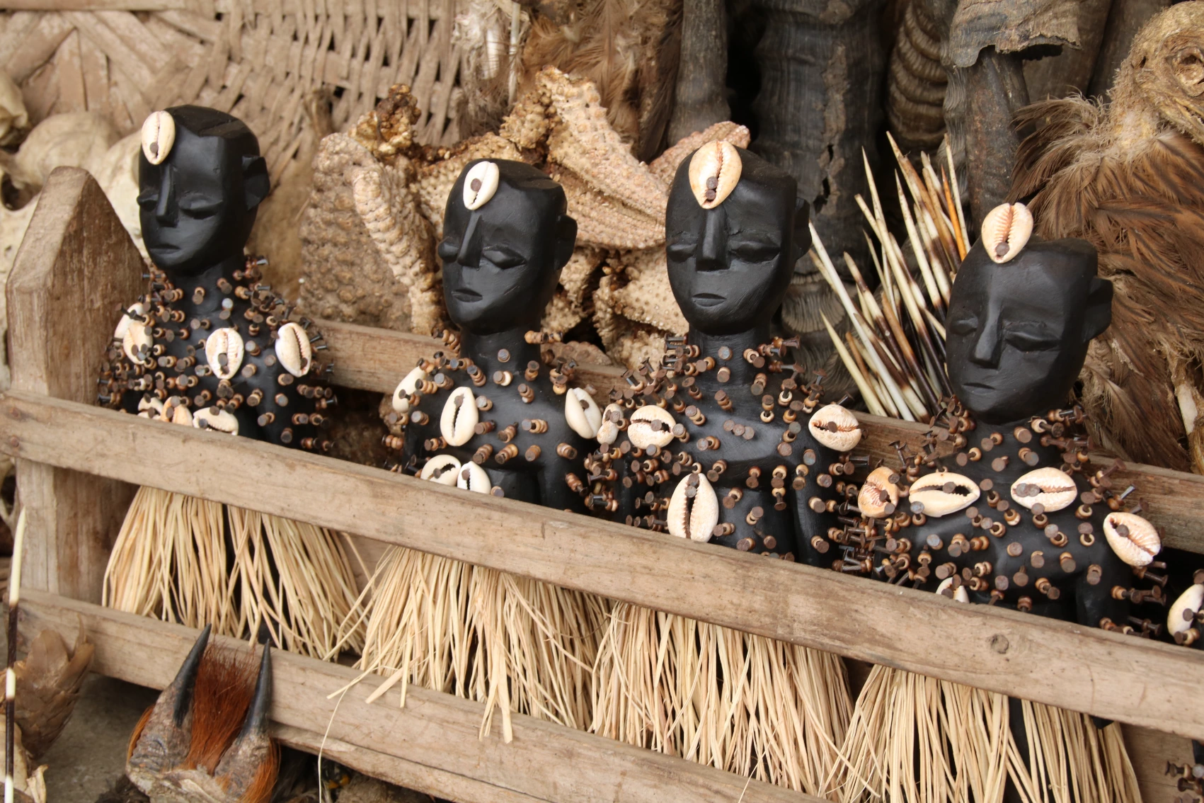 Marché des Féticheurs, Lomé Voodoo figures on display at Marché des Féticheurs in Lomé, Togo