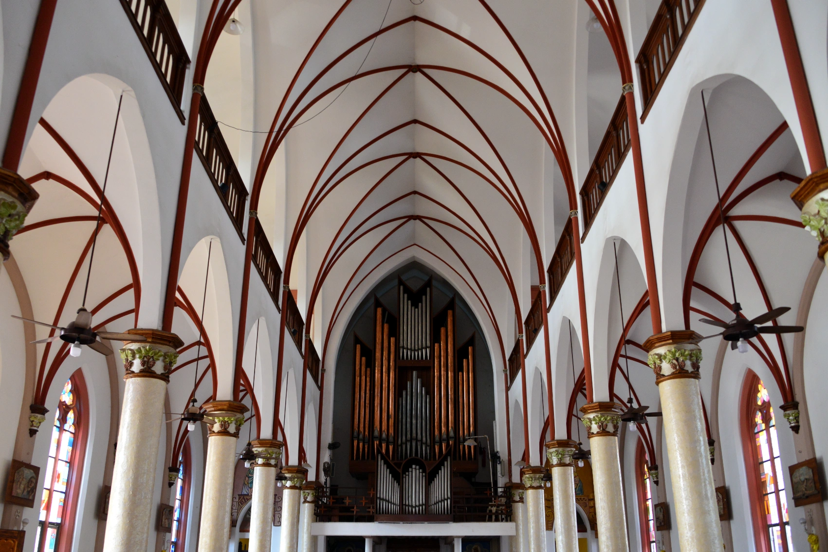 Sacred Heart Cathedral, Lomé Interior view of Sacred Heart Cathedral in Lomé