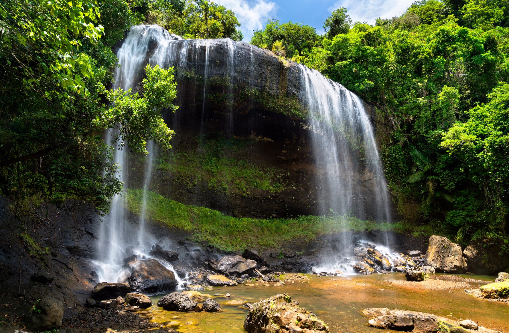 The 30-metre-tall Ngardmau Falls in Palau