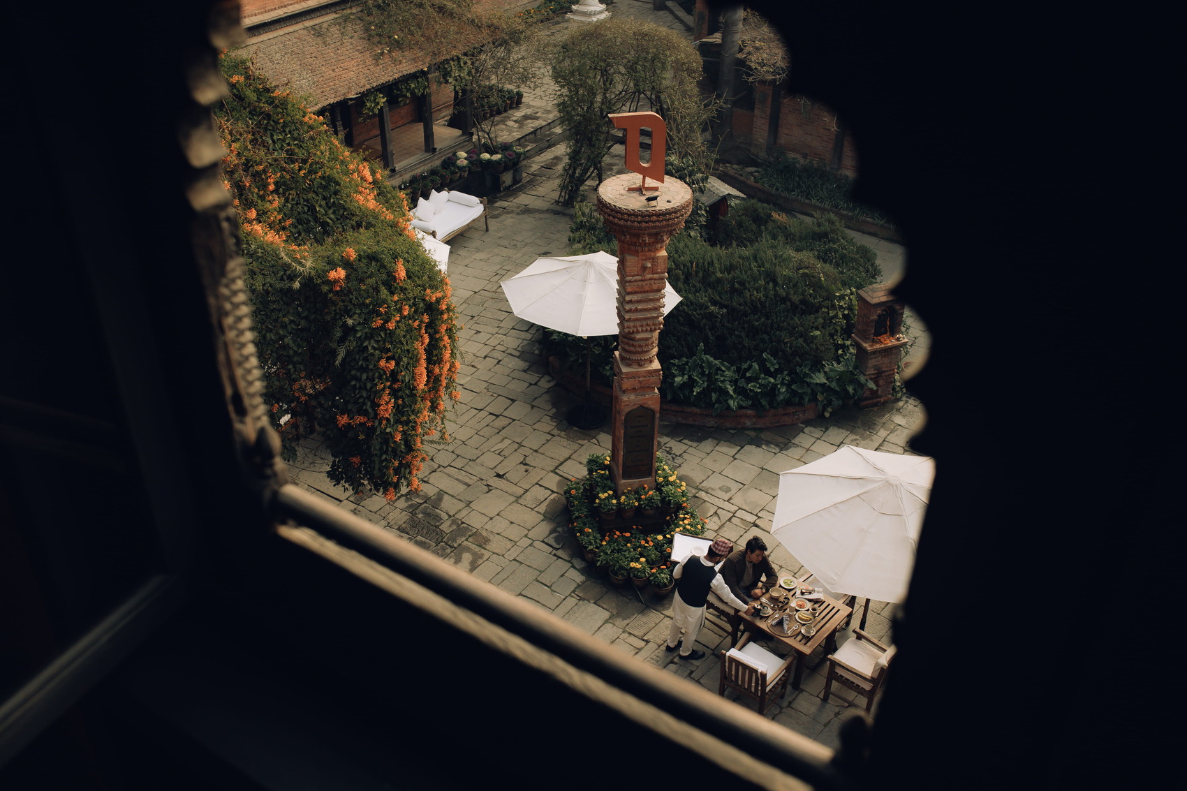 The Newari architecture of The Dwarika’s Hotel in Nepal