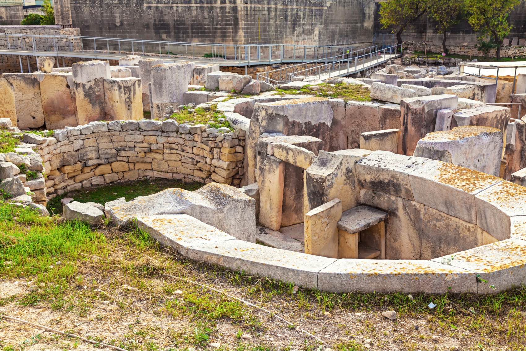 Hagar Qim Archeological site in Malta
