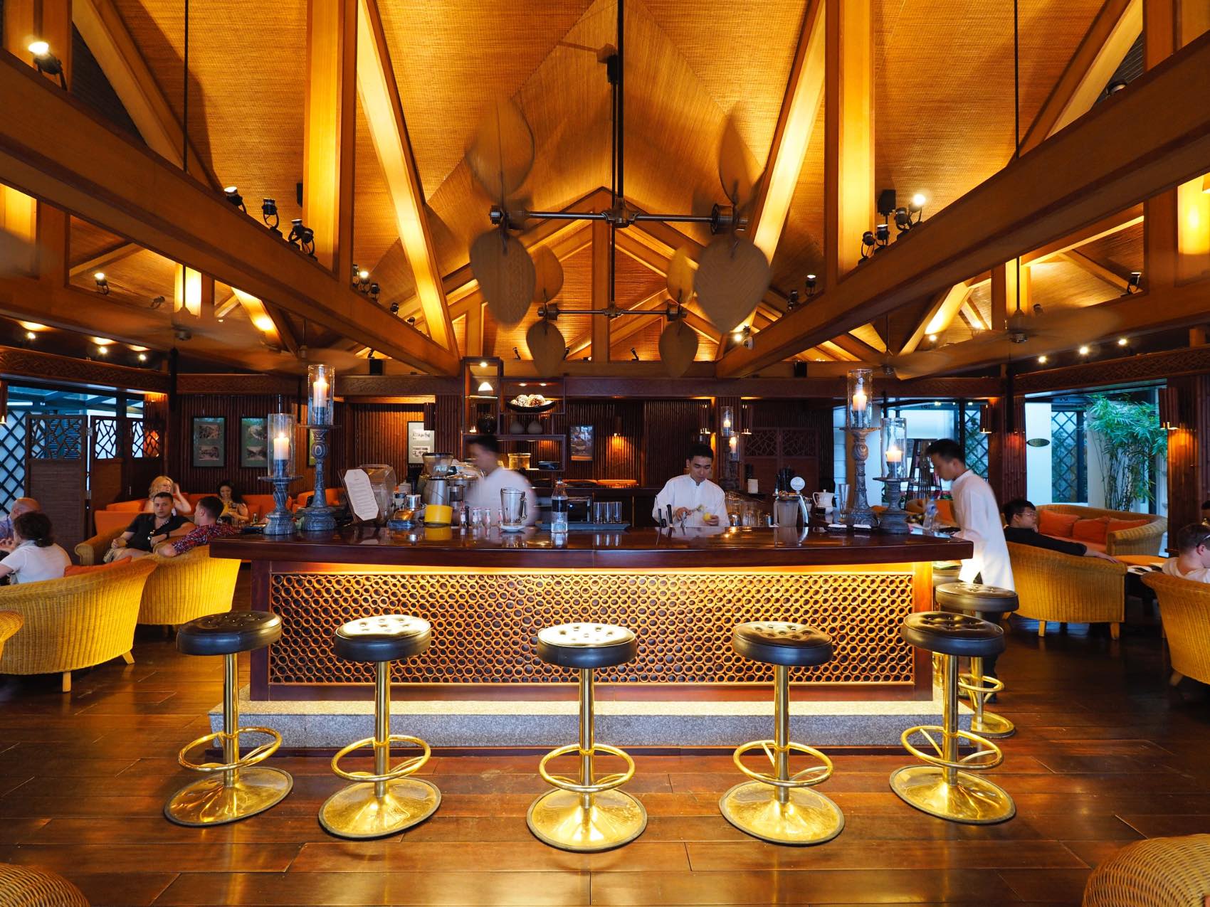 The Bamboo Bar at the Sofitel Legend Metropole in Hanoi, Vietnam