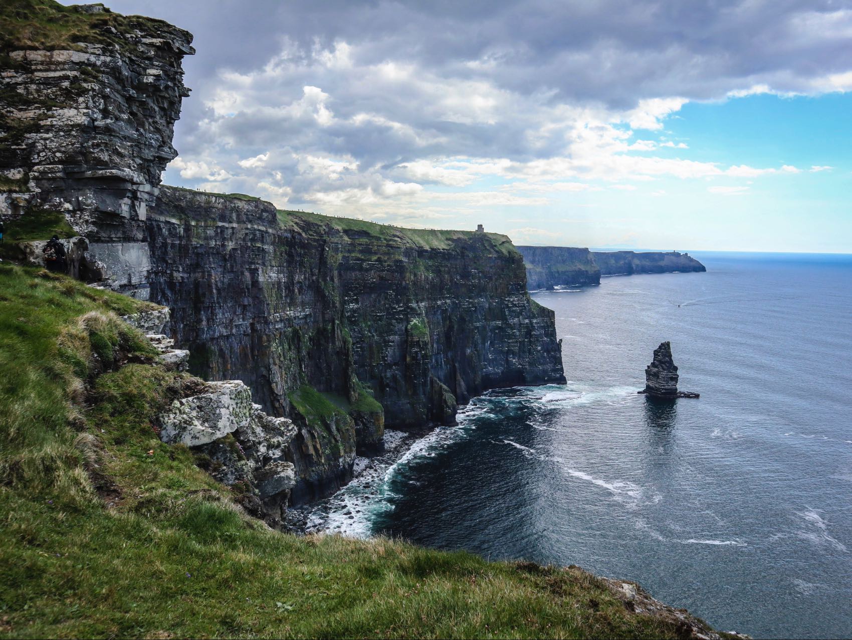 A view of the famous Cliffs of Moher in Galway &mdash; Oana Dragan