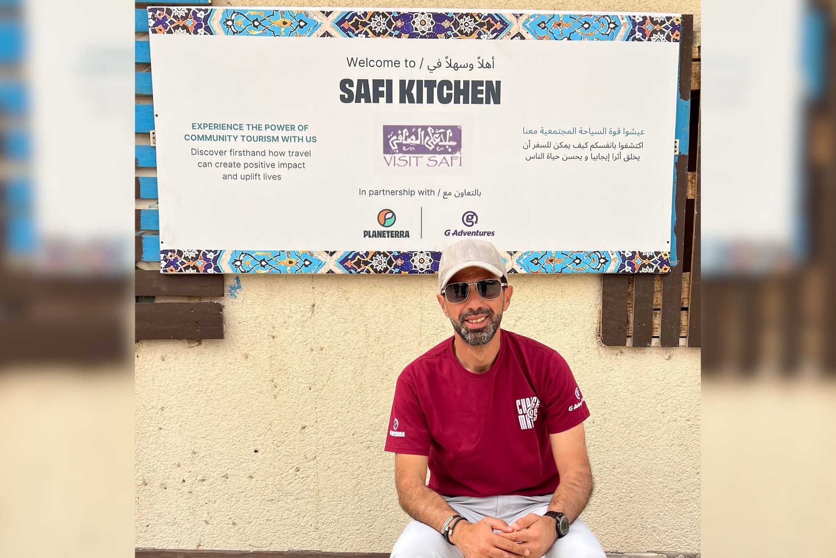 CEO Wael Amira posing for a photograph in Jordan