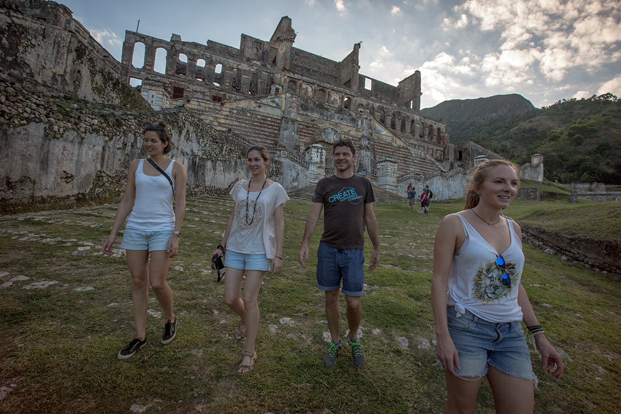 The Sans-Souci Palace was the royal residence of King Henri I of Haiti.