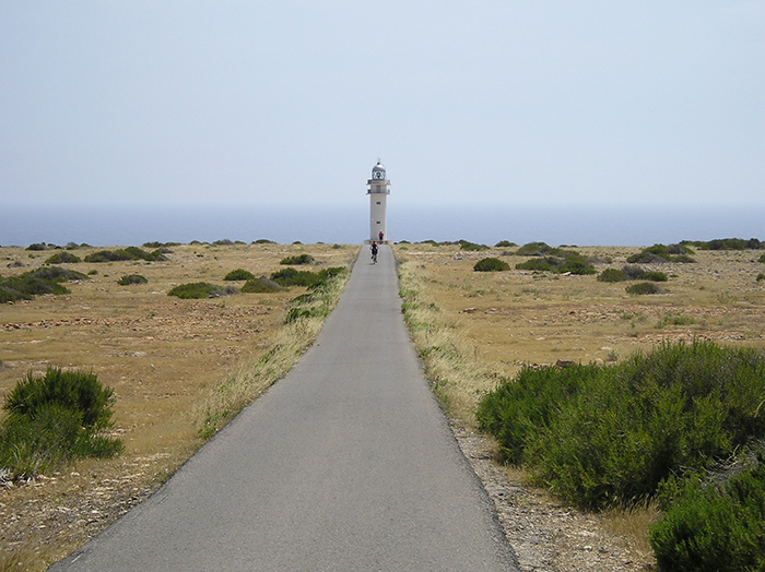 Pedal around the smallest of the Balearic Islands on an optional day tour