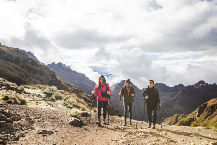 ready for the high-altitude hike over Dead Woman's Pass on the Inca Trail... or not?