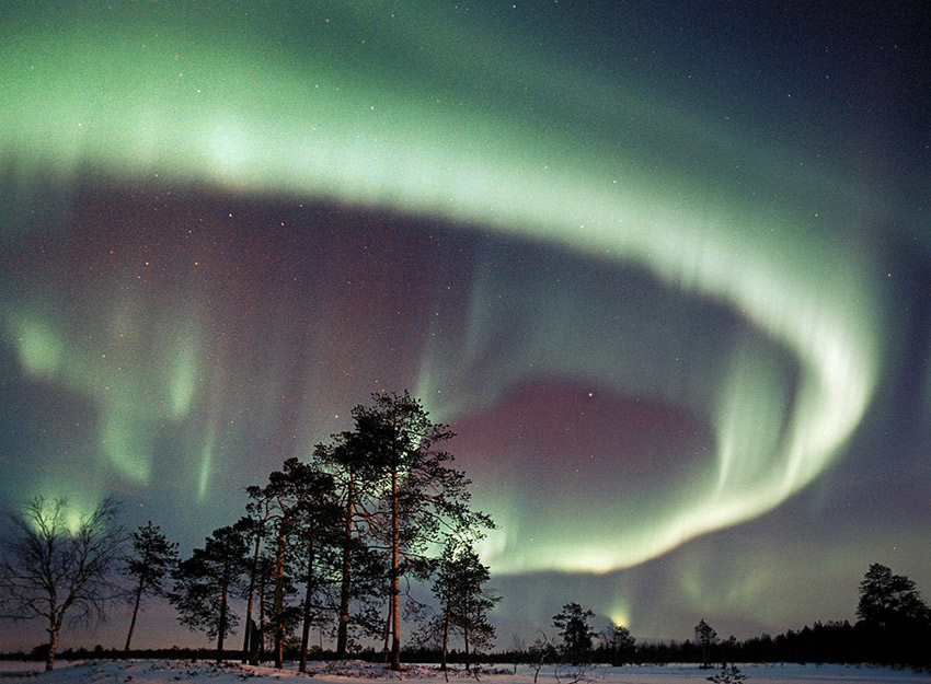 It is said the northern lights can be seen for some 200 nights here. Photo courtesy Visit Finland.