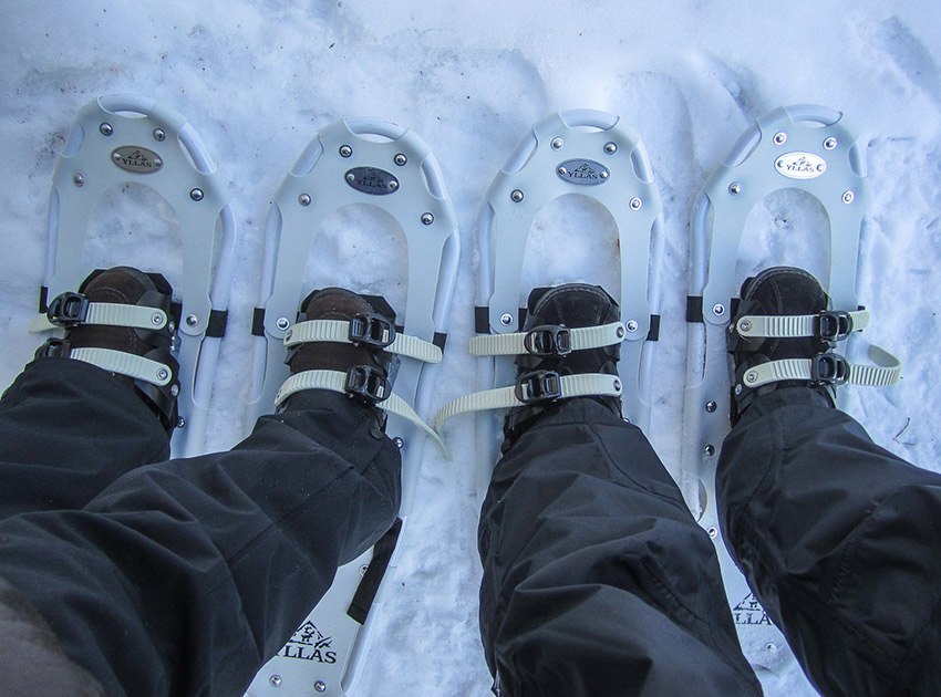 Sink into the snow and walk the wonderland with these handy soles. Photo courtesy Timo.