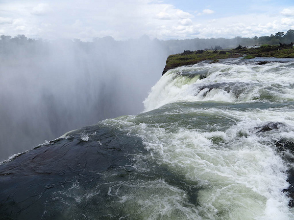 During the dry season thrill seekers can soak in the Devil's pool. Photo courtesy Charles H.