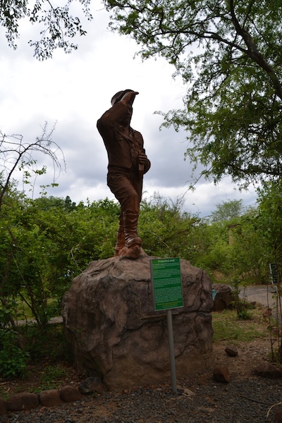 Visit the statue of David Livingstone.