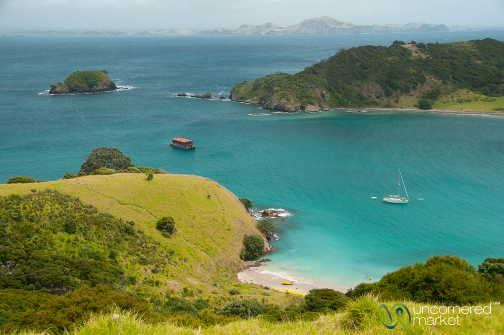 Bay of Islands, view from above.