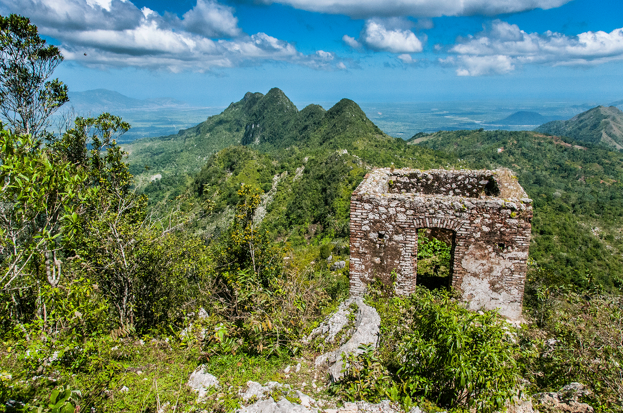 Just outside of the Citadel. Did you expect Haiti to offer these views?