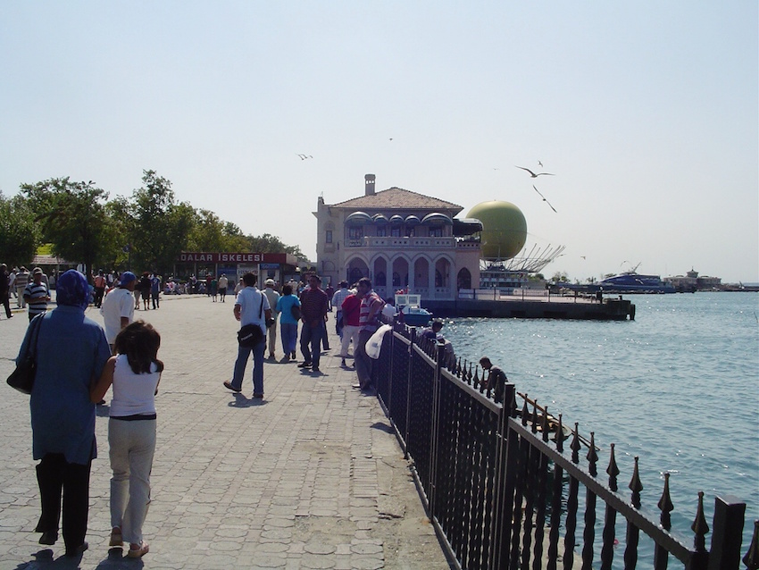 Summer days on the Kadikoy waterfront.