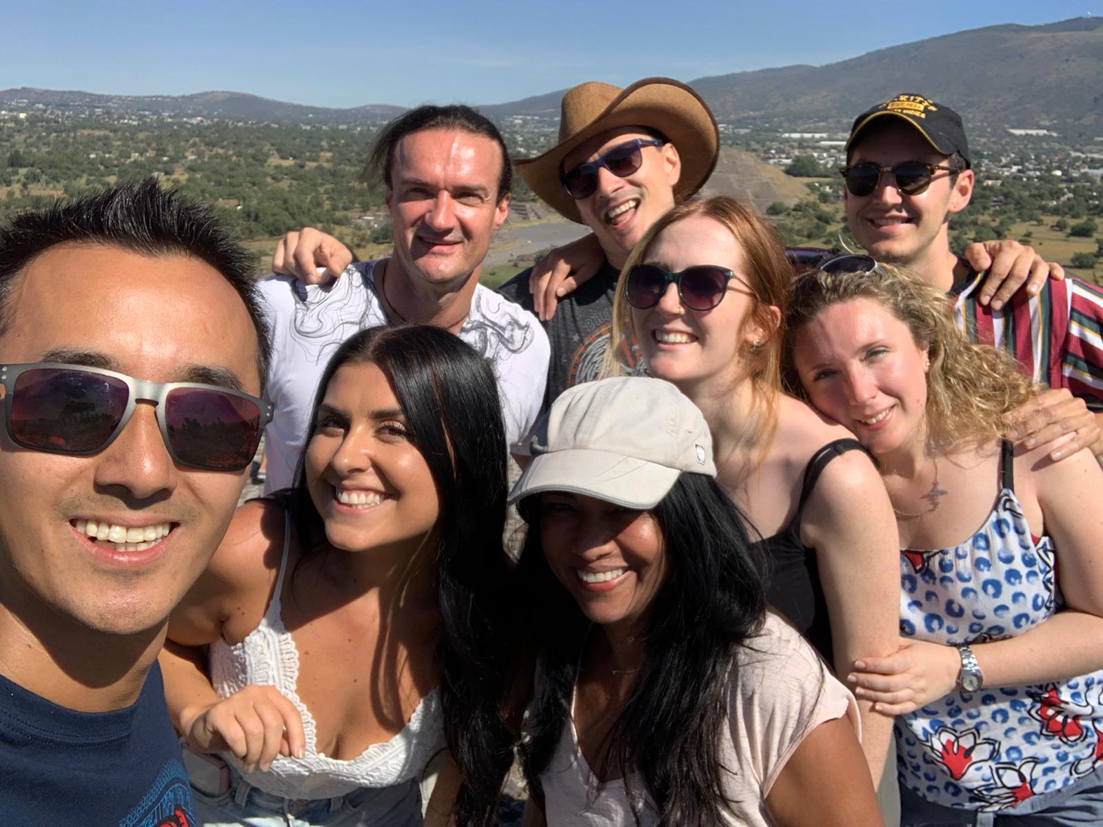 A group of travellers on a G Adventures trip to Mexico