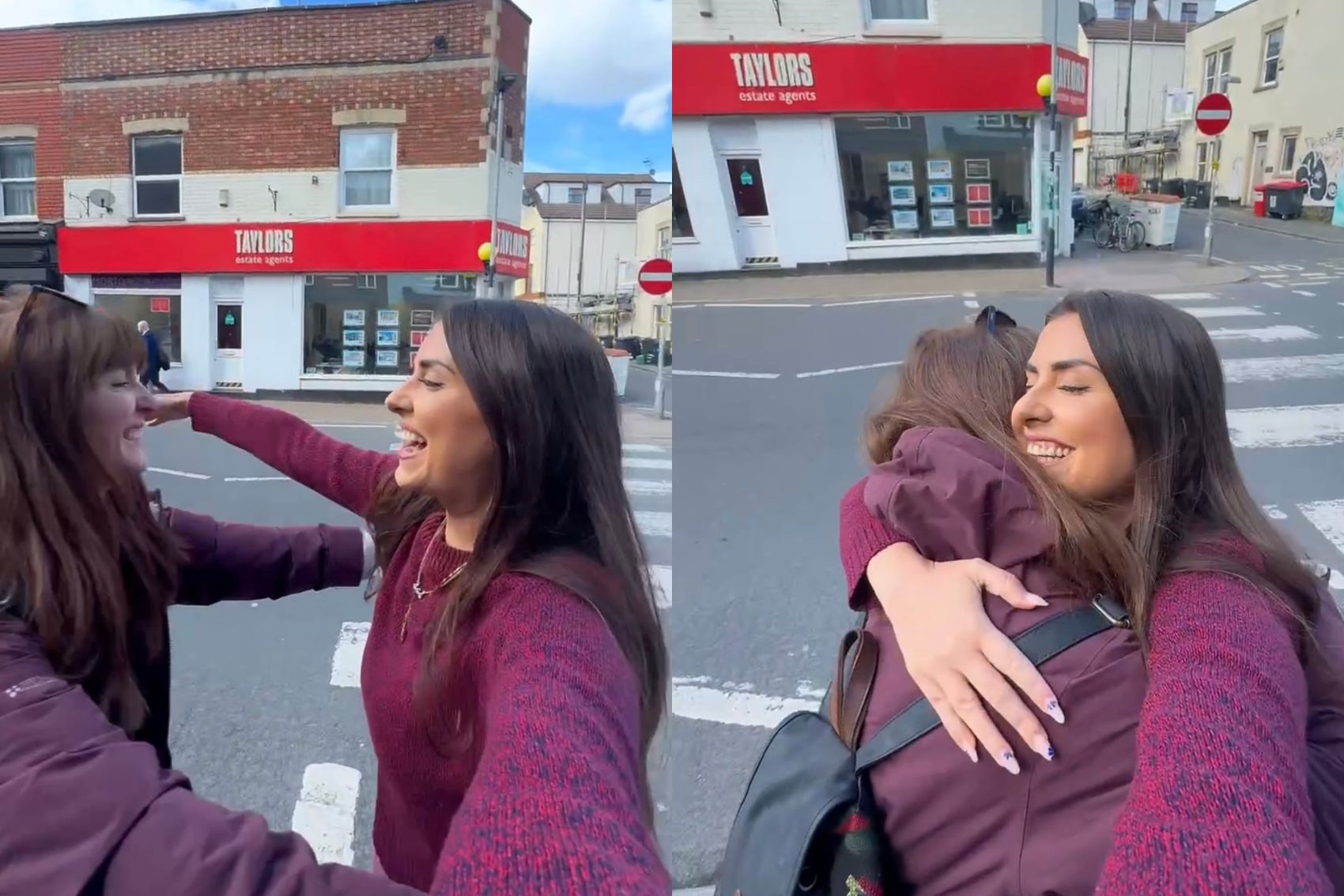 Jessica and Abbie reuniting after seven years in Bristol