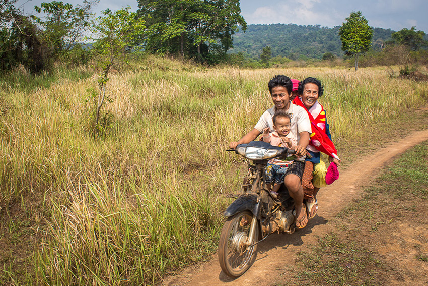 You'll find a warmth and a friendliness from the Cambodian people you meet.