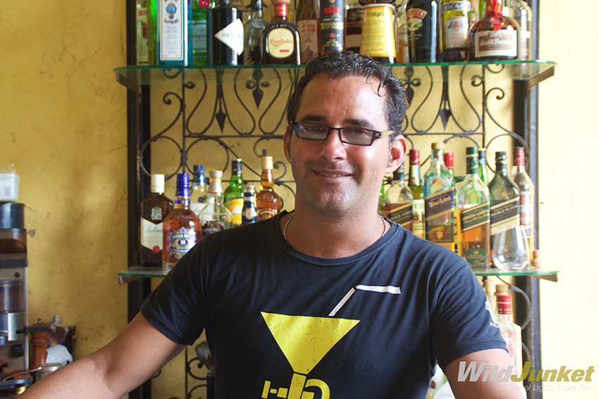 The barman at La Guarida was born and raised in the same building as the restaurant.