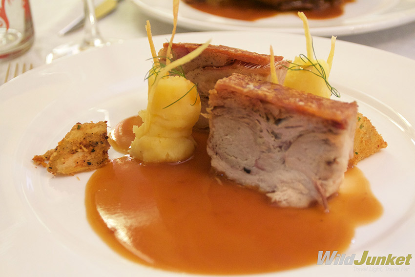 I'm still thinking about this dish of pork belly.