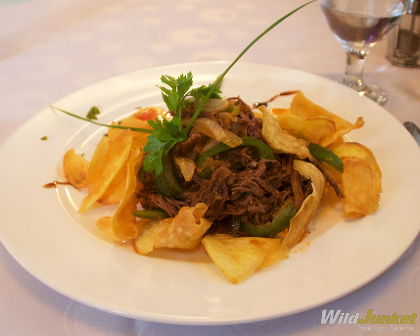 Ropa vieja, Cuba’s national dish.