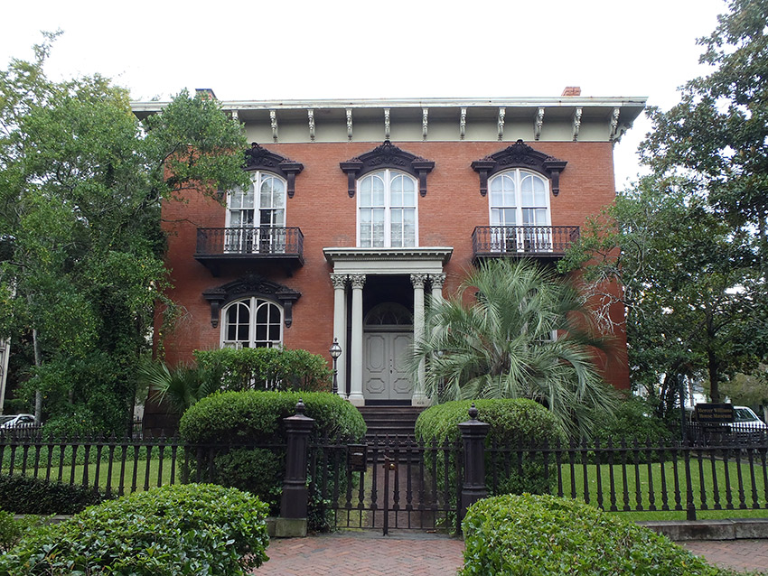 The Mercer Williams House in Savannah.