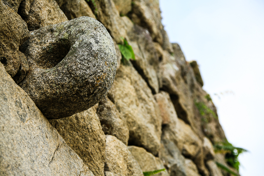 Door hinge at Machu Picchu.