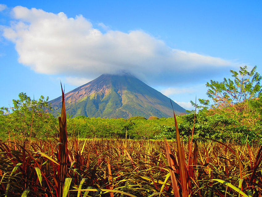 Ometepe is made up of two pre-Columbian volcanoes, Concepción and Maderas. Photo courtesy Shelley S.