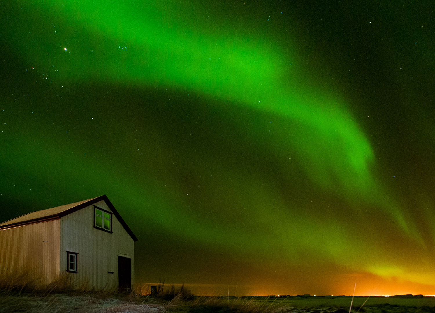 Staying out in cold Iceland air was completely worth it to catch this shot.